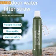 IVANES Mini Water Filter Straw, Purifier Straw Purification Water Filter, Filter Straw TUP Mini Port