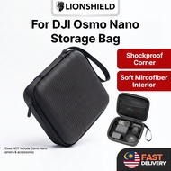 (MY) LionShield DJI Osmo Nano Storage Bag PU Hard Case Soft Microfiber Protective Carry Case Travel 
