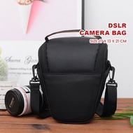 MILANDO Camera Bag DSLR Camera Shoulder Beg Kamera Camera Pouch 相机包(Type 5)