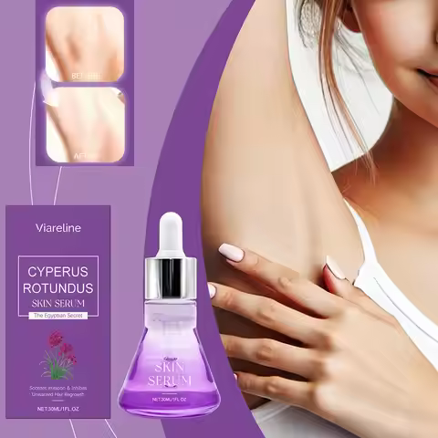Cyperus Rotundus Skin Serum Hair Growth Inhibitor Natural Soothing Moisturizing Shrinking Pores Body