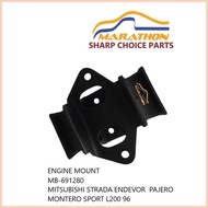 ✗ ◐ ☽ TRANSMISSION SUPPORT ( MB-691280/MB-691281 ) MITSUBISHI PAJERO MONTERO L200 /STRADA  ENDEAVOR