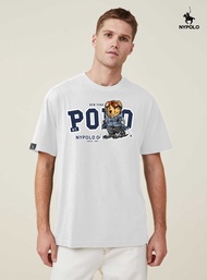 NYPOLO NEWYORK CLUB เสื้อยืดหมี POLOแท้ รุ่นNY030 สำหรับผู้ใหญ่