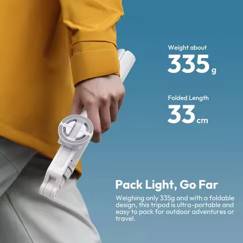 Ulanzi TT88 Overhead Selfie Stick 1.44M with MagSafe Clamp Photograph Tripod 360° Panoramic Shooting