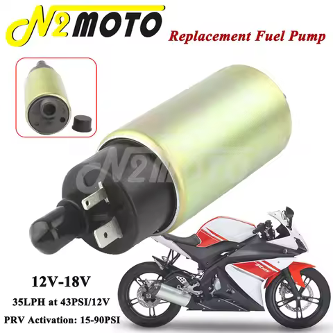 Motorcycle 30mm Intake Fuel Pump For Yamaha YBR 125 250 2007-15 YZF R15 R125 FZ1 FZ6 2008+ C3 07-11 
