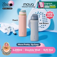 Stein Tumbler Mova 1200ml - 1.2L Stainless Steel Drinking Bottle Heat Resistant Cold/ SUS 316 Water 