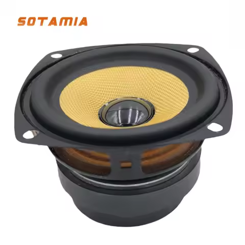 SOTAMIA 1Pcs 3 Inch Glass Fiber Waterproof Speaker 4 Ohm 10W DIY Audio Portable Bluetooth Speaker Mu