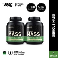 [Double Set] Optimum Nutrition Serious Mass Protein 6 Lbs