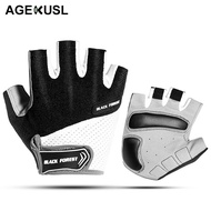 AGEKUSL Men's Cycling Gloves Mittens Bicycle Gloves MTB Road Bike Cycle Short Gloves For Birdy Brompton Bike