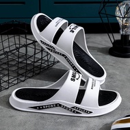 Inaso Sendal Pria Slop Slide Karet Korean Sandal Jelly Selop Rumah Slipper Anti Slip Terbaru Kekinia