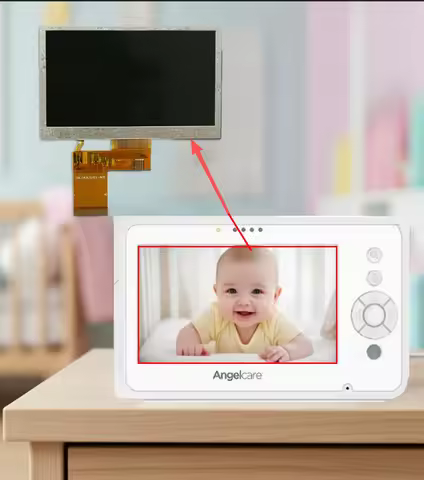 New 4.3 inch LCD For Angelcare AC25 Baby Monitor Display Screen