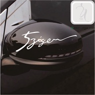 Jdm 5zigen racing car cutting sticker, cool top car body mirror sticker theme