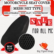 YAMAHA YTX 125 | Durable Motorcycle Accessories Net Seat Cover Black Anti-slip