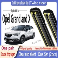 Suitable for Opel Grandland X Double-Layer Rubber Strip Wiper Opel Grandland X Car Double Rubber Str