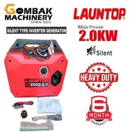 Launtop LT2000iS-ii Silent Type Inverter Petrol Generator  2kW 6 Months Local Warranty