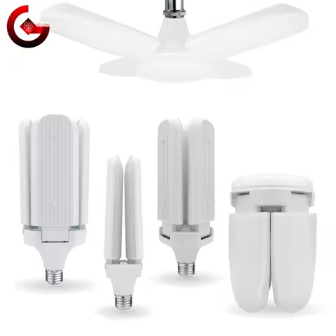E27 Folding Fan Bulb 24W 45W 60W LED Light Bulb AC 220V Foldable UFO Lamp 360 degrees Lampada LED La