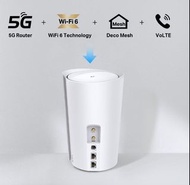 TP-LINK DECO X80 5G SIM AX6000 MESH WIFI6 2.5G WAN/LAN CPE ROUTER 雙頻路由器 #TL-DECO-X80-5G [香港行貨]