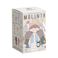 Molinta Pop Figure Blind Box Outdoor Diary Hot Girl Fashionable Collectible Desktop Decoration Gift