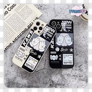 PRINTING LENS PROTECTOR Kaws case vivo y28 4G v27e v7 plus Y91 Y93 Y95 y91c y97 z1 pro pocophone f3 