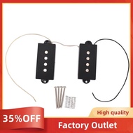 Pb P Bass Pickup Humbucker Pickup For 4 String P Bass Replacement Bass Guitar Part, Black