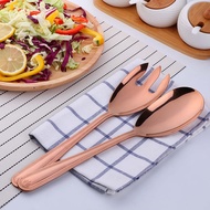 FREMRAG Stainless Steel Using Buffet Tableware Restaurant Tools Kitchen Accessories Dinnerware Food Server Dessert Spoon Spoons Forks Salad Fork Dinner Spoon