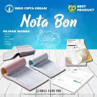 CETAK NOTA 1 RIM 3 PLY / RANGKAP (NOTA/ surat jalan , form ) 3ply 1rim