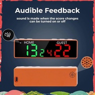 Mini Digital Scoreboard Portable Wireless Electronic Scoreboard with Buzzer 6-Digit Display for Corn
