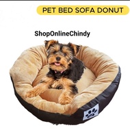 Dog Bed Cat Sofa Round Donut Round Pet Bed Dog