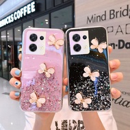 Clear Transparent Phone Case OPPO Reno8 5G Casing OPPO Reno 8 Pro 5G Crystal Butterfly Soft TPU Back Cover