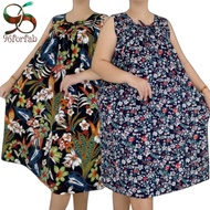 Plus Size Daster Printed Dress| Midi| L to 4XL| Maternity Daster Pambahay
