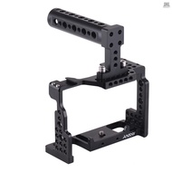 Andoer Camera Cage + Top Handle Kit Video Film Movie Making Stabilizer Aluminum Alloy with Cold Shoe