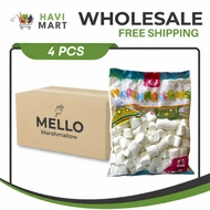 MELLO LARGE WHITE MARSHMALLOWS Candy Toppings Dessert 680G (4 PIECES/BOX) HONLINE