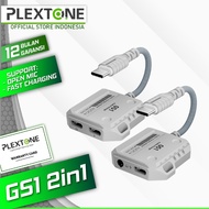 Plextone GS1 2 in 1 60W 3.5mm Type C Gaming Adapter Fast Charging