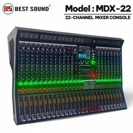BS Best Sound DMX-22 22ch Mixer Console DSP Echo Effects, USB Bluetooth playback 22ch Mixer