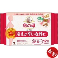 桐灰 - 命之母生理溫熱暖貼(艾草生薑肉桂成份)10個裝【平行進口】[603844]