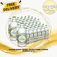 Chang Soda Water - 24 bottles x 325ML (Bundle of 2)