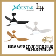 [INSTALLATION] BESTAR Raptor 33"/38"/48" DC Ceiling Fan 3-Blade With Light