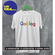 PARODU G00GLE GOBLOG PLESETAN T-SHIRT DISTRO UNISEX COMBED 30S
