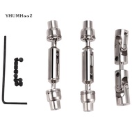 3Pcs Metal Drive Shaft CVD for  B16 B36  Q60 Q63 Q64 MN77 FY004 6WD 6X6 1/16 RC Car Upgrade Parts