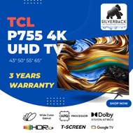 TCL P755 4K Google TV | 43 50 55 65 inch | 4K TV | Cinema Quality| Smart TV | Wide Colour Gamut