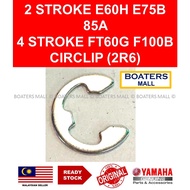 YAMAHA OUTBOARD 99001-08600 CIRCLIP (2R6) 2 STROKE E60H E75B 85A E115A 150A 4 STROKE FT60G 100% ORIG