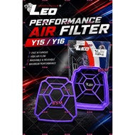 Y15ZR AIR FILTER RACING LEO Y16ZR LEO AIR FILTER Y15 LEO PERFORMANCE AIR FILTER Y16