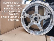 新 NEW SPORT RIM 17 INCH ADVAN GT RM1500 4BIJI RIM HARGA IN - CIVIC ACCORD EXORA CX5 CHR HRV MERCEDES BENZ AUDI VOLKSWAGEN