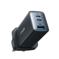 Anker 735 PowerPort III 3-Port 65W Power Delivery GaN II Wall USB C Charger for iPhone Galaxy MacBoo