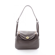 【二手】愛馬仕 (Hermes) Lindy 26 Etoupe 小牛皮 (Etoupe Calfskin) 女士單肩包