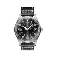 Ratio Skysurfer Pilot Black Sunray Dial Leather Automatic RTS321 200M Mens Watch