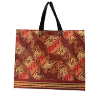 Kiky Batik Motif Spunbond Coating Bag 36x12x31cm - Elegant Multipurpose Souvenir Bag - 8995757046314
