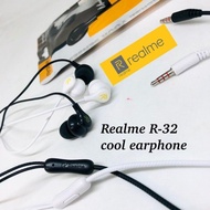 headset realme hf c12 c15 c9 c3 c2 c20 realme 3 5 6 7 8 buds music - r32