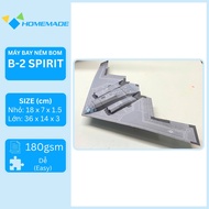 B-2 Spirit Bomber Paper Model Kit