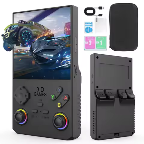 V40 MAX Handheld Game Console 4'' IPS Screen 4000mah Battery Joystick RGB lighting Effect 256GB with
