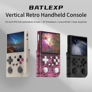 BATLEXP G350 Handheld Game Console 3.5'' IPS Screen Linux System Dual Joystick Vibration Motor Retro